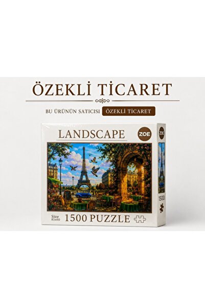 Zoe LANDSCAPE 1500 PARÇA EYFEL KULESİ PUZZLE