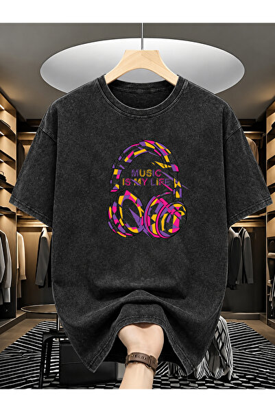 Prekarya design Unisex Oversize Vintage Washed Street Style Street Fashion Co...