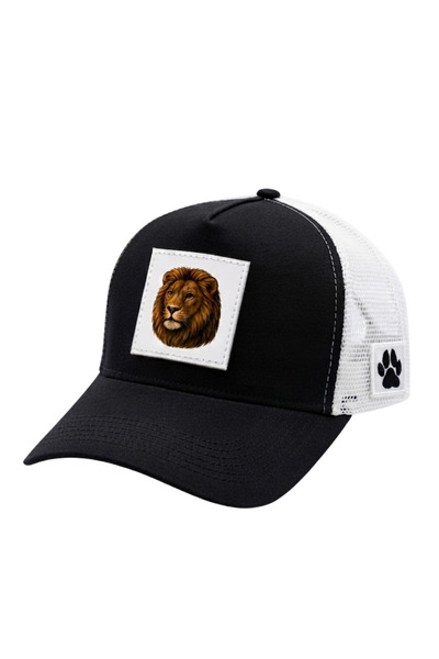 All animals Lion Patch Detailed Mesh Trucker Baseball Cap