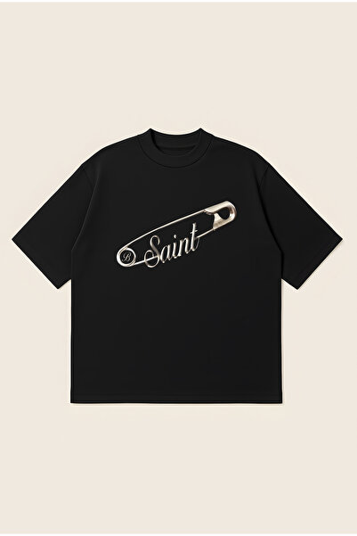 Moon Dancer Saint Printed Oversize Boxy Cut Unisex 100% Cotton Tshirt |   Str...