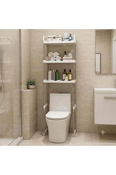 Generic 3-Level Bathroom Storage Rack Over Toilet, Large Capacity Freestandin...