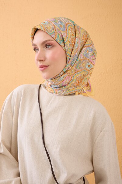 Silk Home وشاح فيلورا فينتاج بيزلي أصفر