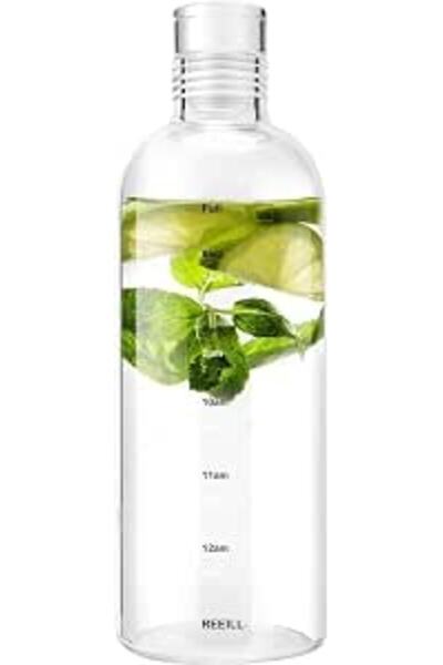 Generic Large Capacity Glass Water bottle, High Borosilicate Drinking Glass w...