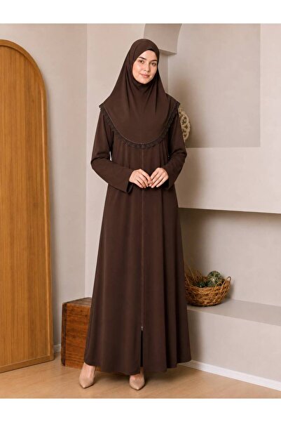 ALDAIYR ثوب صلاة قطني بغطاء للرأس