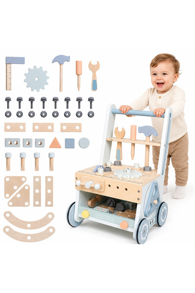 indiggo Premergator si Banc de Lucru din Lemn ToolRoll Multifunctional 3in1, ...