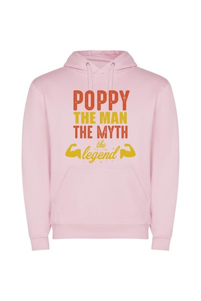 iLovePrints Puppy Poppy: Legendary Mutt Φούτερ με κουκούλα σε χρώμα Ροζ