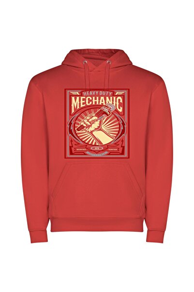 iLovePrints Glamorous Star Wars Revival Φούτερ με κουκούλα σε χρώμα Κόκκινο