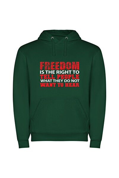 iLovePrints Empowering Vision: Freedom Unleashed Φούτερ με κουκούλα σε χρώμα ...