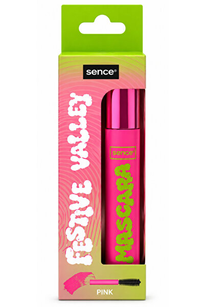 SENCE Mascara Festive Valley Roz, mascara colorată pentru gene