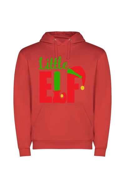 iLovePrints Mystical Little Elf Legacy Φούτερ με κουκούλα σε χρώμα Κόκκινο