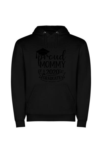 iLovePrints Graduate's Proud Black & White '20 Moment Φούτερ με κουκούλα σε χ...