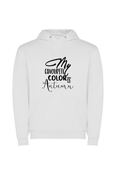 iLovePrints Autumn's Colorful Monochrome Journey Φούτερ με κουκούλα σε χρώμα ...