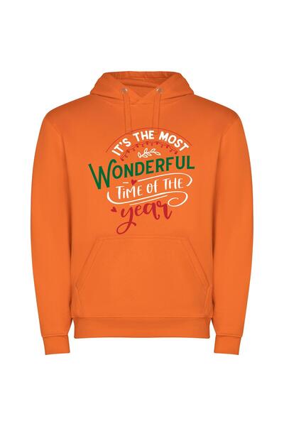 iLovePrints Timeless Wonder: 30 Years Φούτερ με κουκούλα σε χρώμα Πορτοκαλί