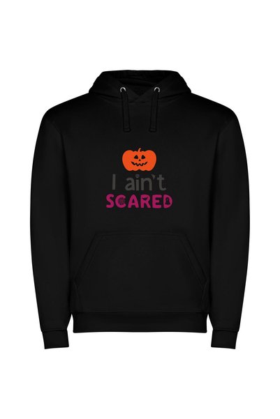 iLovePrints Pumpkin's Petrifying Expression Φούτερ με κουκούλα σε χρώμα Μαύρο