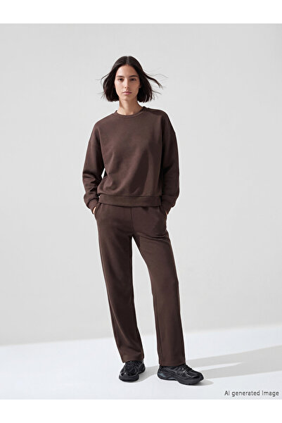 LC Waikiki Wide-Leg Soft Touch Women's Sweatpants