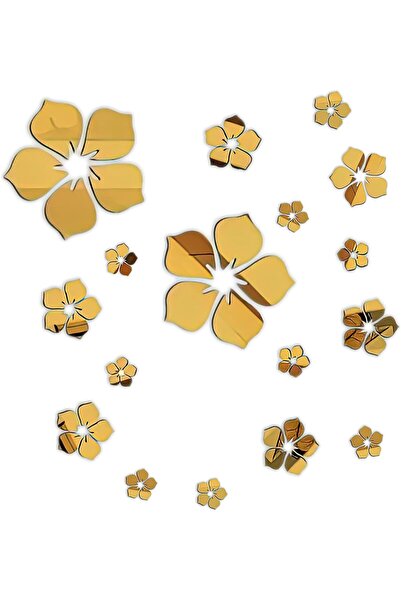 Philbinden Acrylic Mirror Floral Wall Stickers Self Adhesive Mirror Wall Deco...