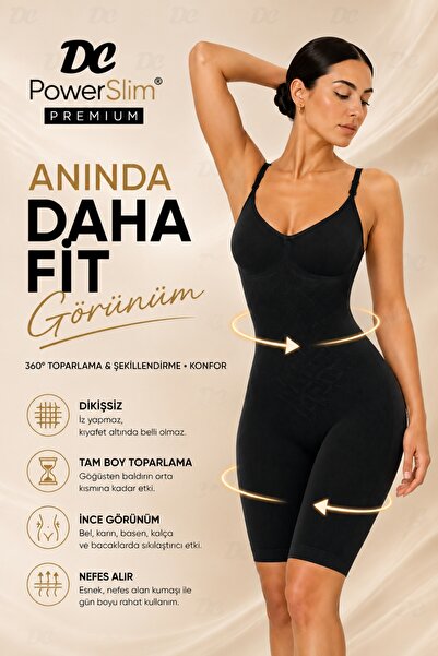 DC PowerSlim ®   Премиум безшевен стягащ корсет за цяло тяло с корсетна шевица