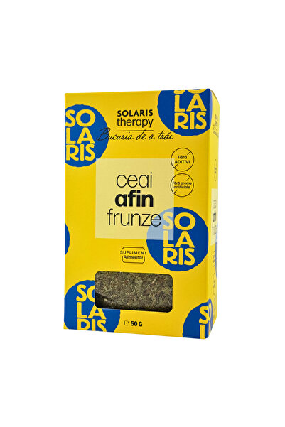 Solaris Plant Blueberry Tea, 50g, for teapot, natural blueberry flavor