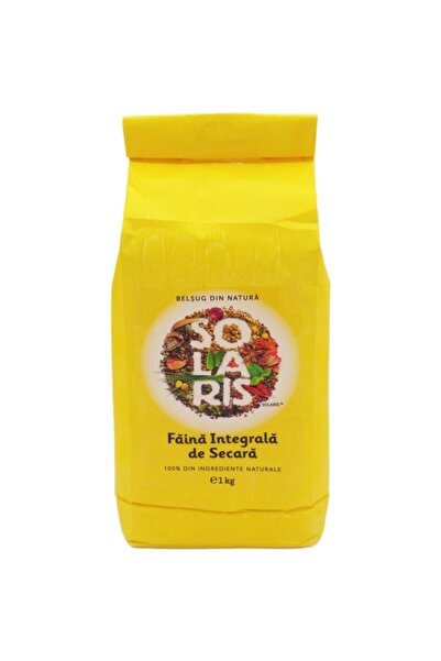 Solaris Plant Faina integrala de Secara, 100% naturala, macinata lent pe moar...