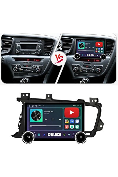Carplayer شاشة أندرويد لسيارة كيا أوبتيما موديل 2011-2015، مع مقبضين، ذاكرة و...