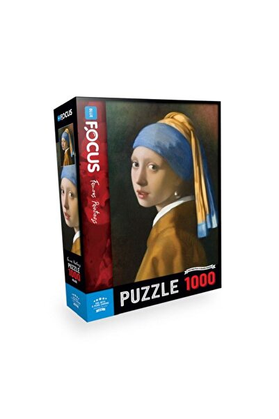 Blue Focus لغز الفتاة ذات الأقراط اللؤلؤية 1000 قطعة