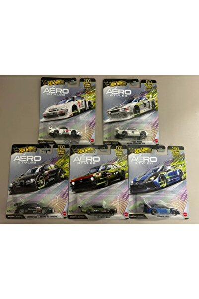HOT WHEELS Premium 1/64 Car Culture Aero Styles Set complet de 5