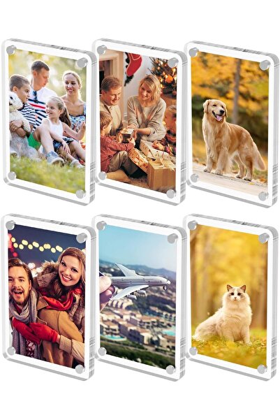 Arabest إطارات صور مغناطيسية للثلاجة، إطار صور أكريليك للثلاجة، إطار مغناطيسي...