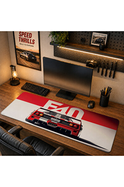 RUGRUMBA Cls1008 40X90Cm Gaming Player XL Large Size Stitched Edge Mousepad w...
