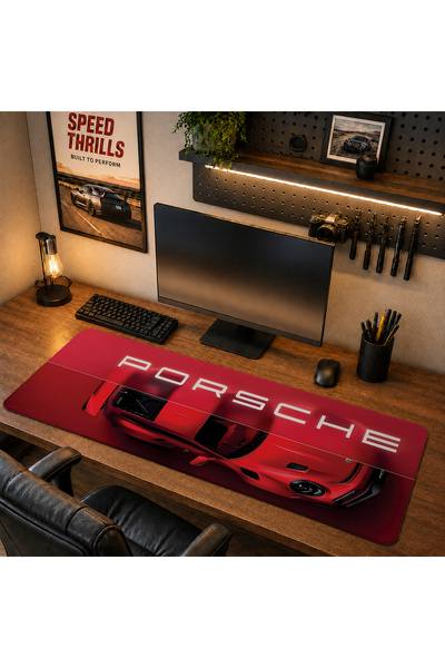 RUGRUMBA CLS1002 40x90cm Gaming Player XL Mousepad cu margini cusute, de dime...