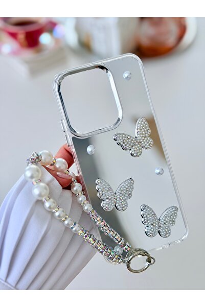 Go Aksesuar REDMİ 15C 4G Uyumlu 3D Charm KELEBEK Tasarımlı Oyuncaklı Silikon ...