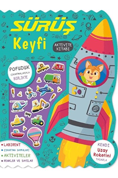 İndigo Çocuk Sürüş Keyfi - Çıkartmalı Aktivite Kitabı