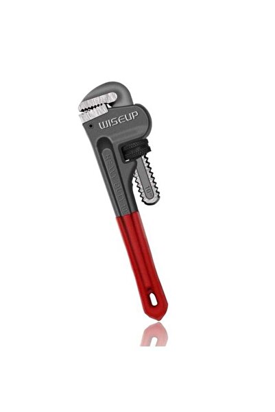 WISEUP Rubber Handle Pipe Wrench 24inch