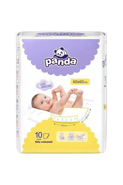 Panda Προστασία Κρεβατιού 60x60εκ. 10 τεμάχια