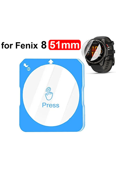 Choice11 2 قطعة لـ Fenix 8 51mm 1-5Pcs زجاج مقسى سهل التركيب لـ Fenix 8 43mm ...