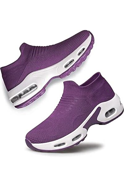 GENERAL YHOON Women's Walking Shoes Slip-on - Sock Sneakers Ladies Nursing Wo...