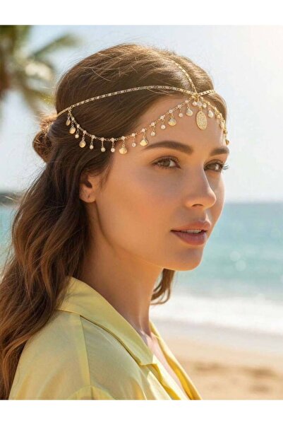 Girlsavm GOLD RENGİ SAÇ ZİNCİRİ