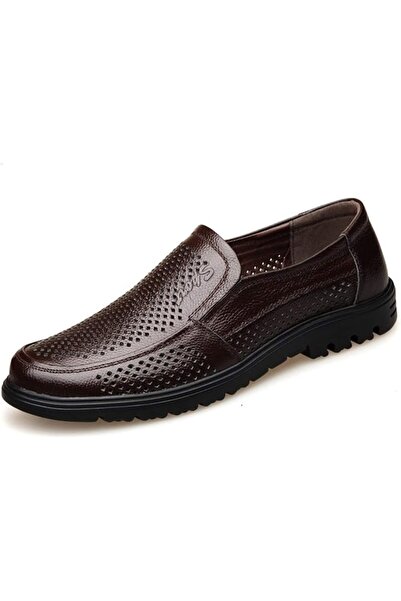 GENERAL HoujiilollNX summer shoes Summer Classic Literal Leather Loafers for ...