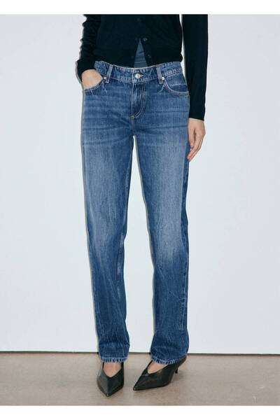 MANGO Woman Düşük bel slim jean