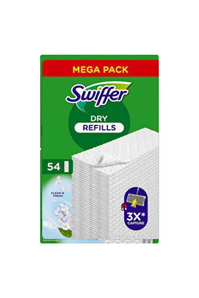 Swiffer Ανταλλακτικά για σφουγγαρίστρα στεγνού καθαρισμού, 54 τεμάχια