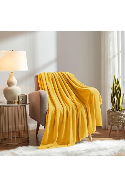 KMUSET Fall Throw Blanket Orange Fleece Throw 50 X 60 inches - Super Soft Coz...