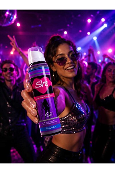 Genel Markalar Hunca She Is An Angel Deodorant Sprey 150 ml – 24 Saat Kalıcı ...