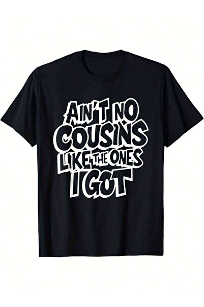 25W Funny Cousin T-Shirt, Casual Crew Neck Short Sleeve Tee, Breathable Fabri...