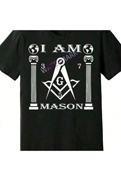 KYMC07 I Am Mason 357 Boaz And Jachin Pillars Masons Compass Square 68042 Fun...