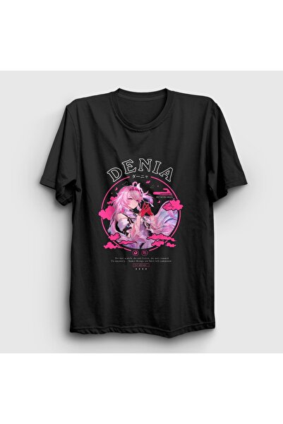 Presmono Unisex crna Denia majica sa uzdubljenim talasima 616828tt