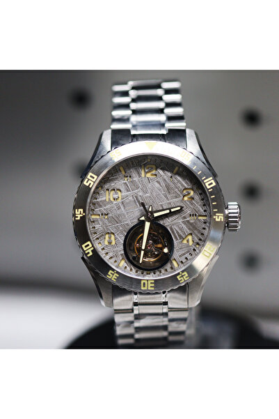 sidaxin Automatic coaxial tourbillonarched stainless steel watch