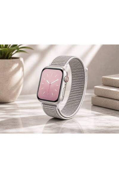 Miyole Apple Watch Uyumlu 4 5 6 7 8 9 10 Se 42 44 45 49 Mm Premium Hasır Cırt...