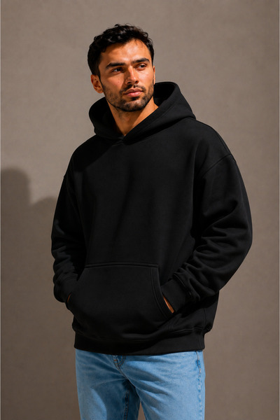 ENB1R MODA Oversize Hoodie Sweatshirt with Kangaroo Pocket Premium Thick Wint...