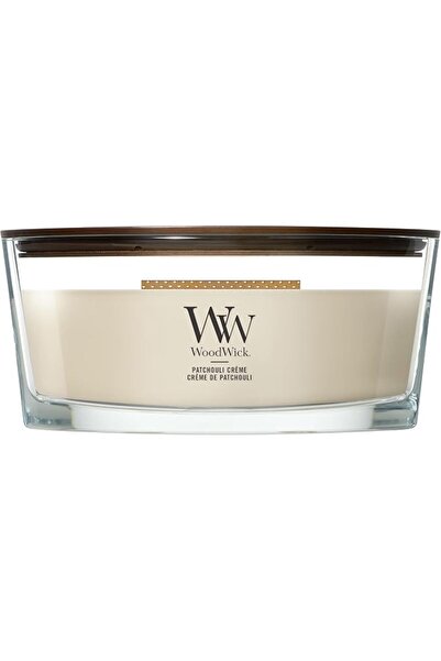 WoodWick شمعة معطرة بفتيل متشقق، شمعة متوسطة الحجم على شكل ساعة رملية، عود رو...