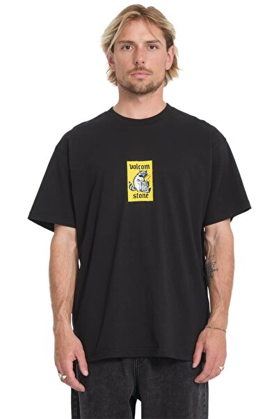 Volcom تي شيرت روك أوت بلاك