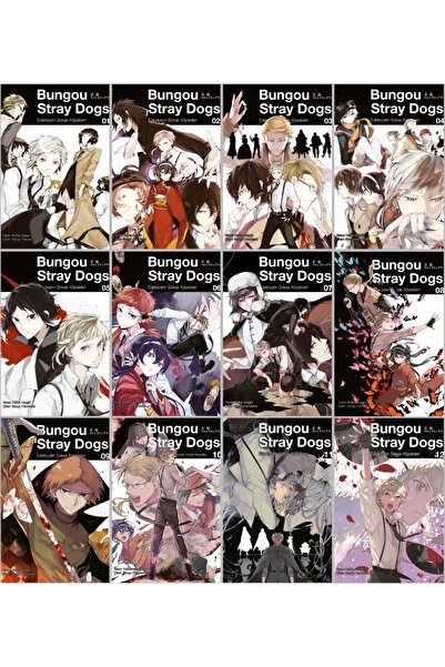 Gerekli Şeyler Yayıncılık Bungou Stray Dogs 1-12. Ciltler Şömizli Türkçe Mang...